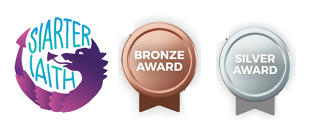 Starter Iaith Silver Award Holder Starter Iaith Silver Award Holder